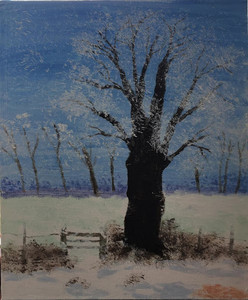 Jan, A Winter Scene. Acrylic. 10.20.jpg